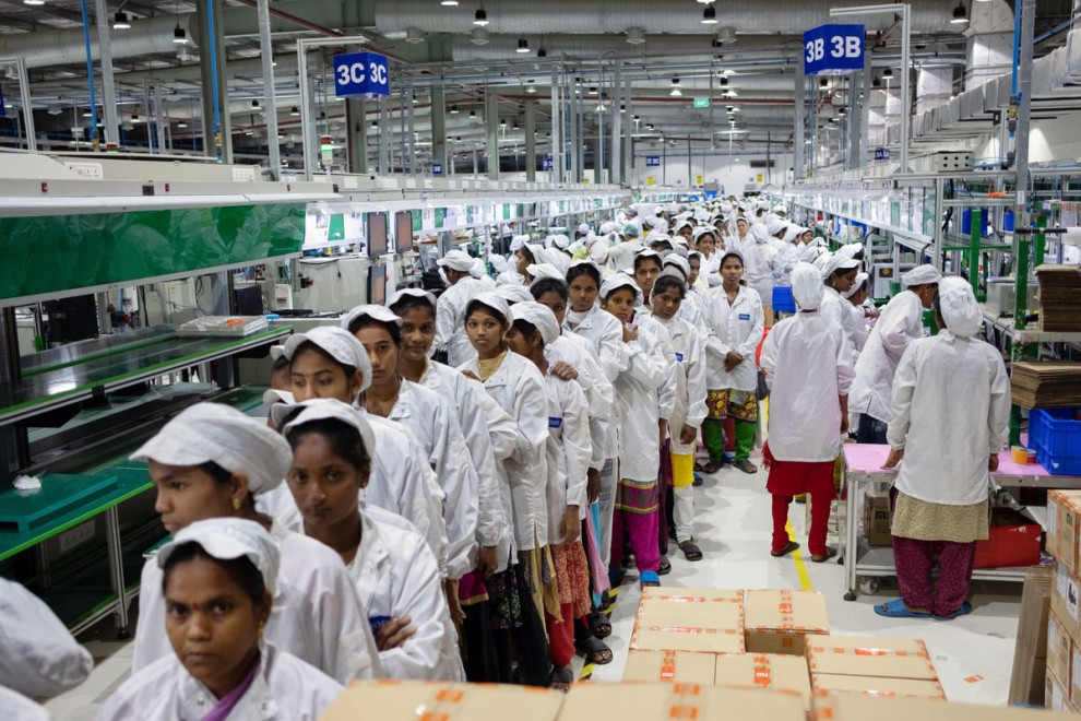 Производитель iPhone Foxconn намерен удвоить инвестиции и занятость в Индии
